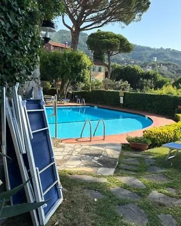 Rappallina Bilocale Vista Mare Con Piscina Appartamento Rapallo