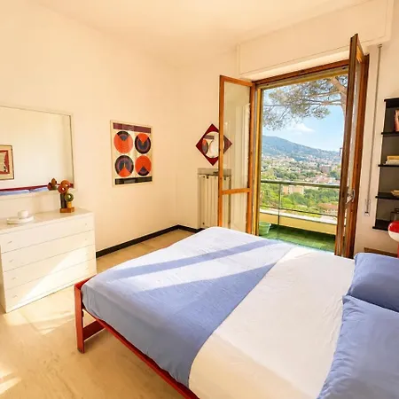 Rappallina Bilocale Vista Mare Con Piscina * Rapallo